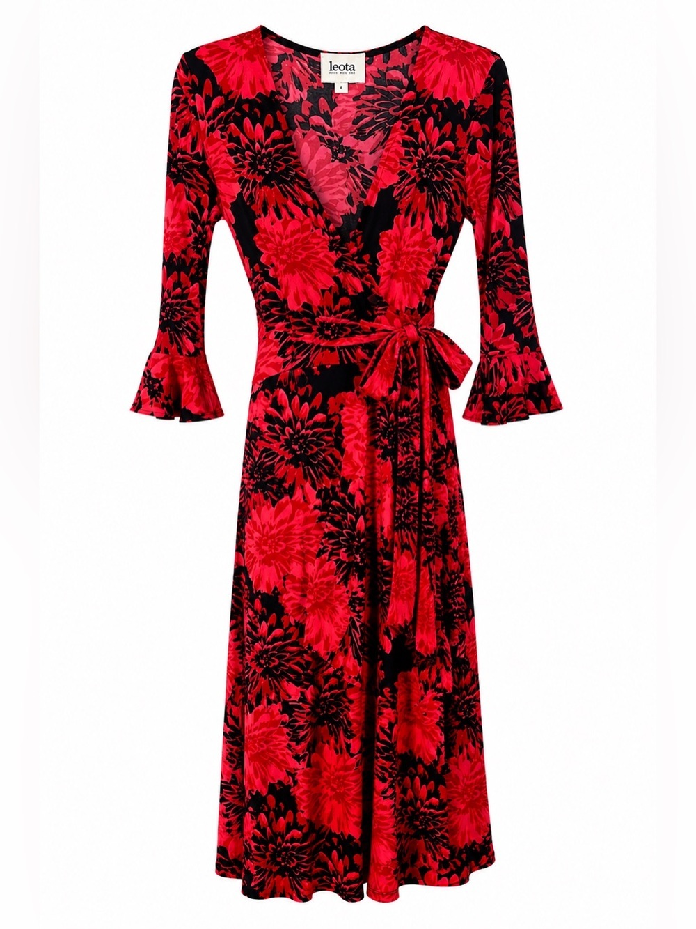 Leota Floral Faux Wrap Dress